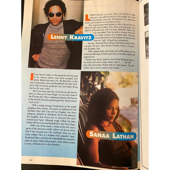 Ebony Magazine, December 2000, Cover Feature Story Toni Braxton - Picture 9 of 14